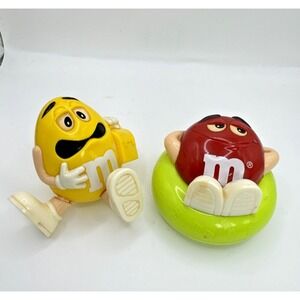 Two Vintage M&M Candy Dispensers Burger‎ King Toys